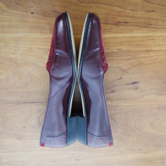 Bally Ladies' Cordovan Colored Leather Flats 8.5M - Picture 5 of 10